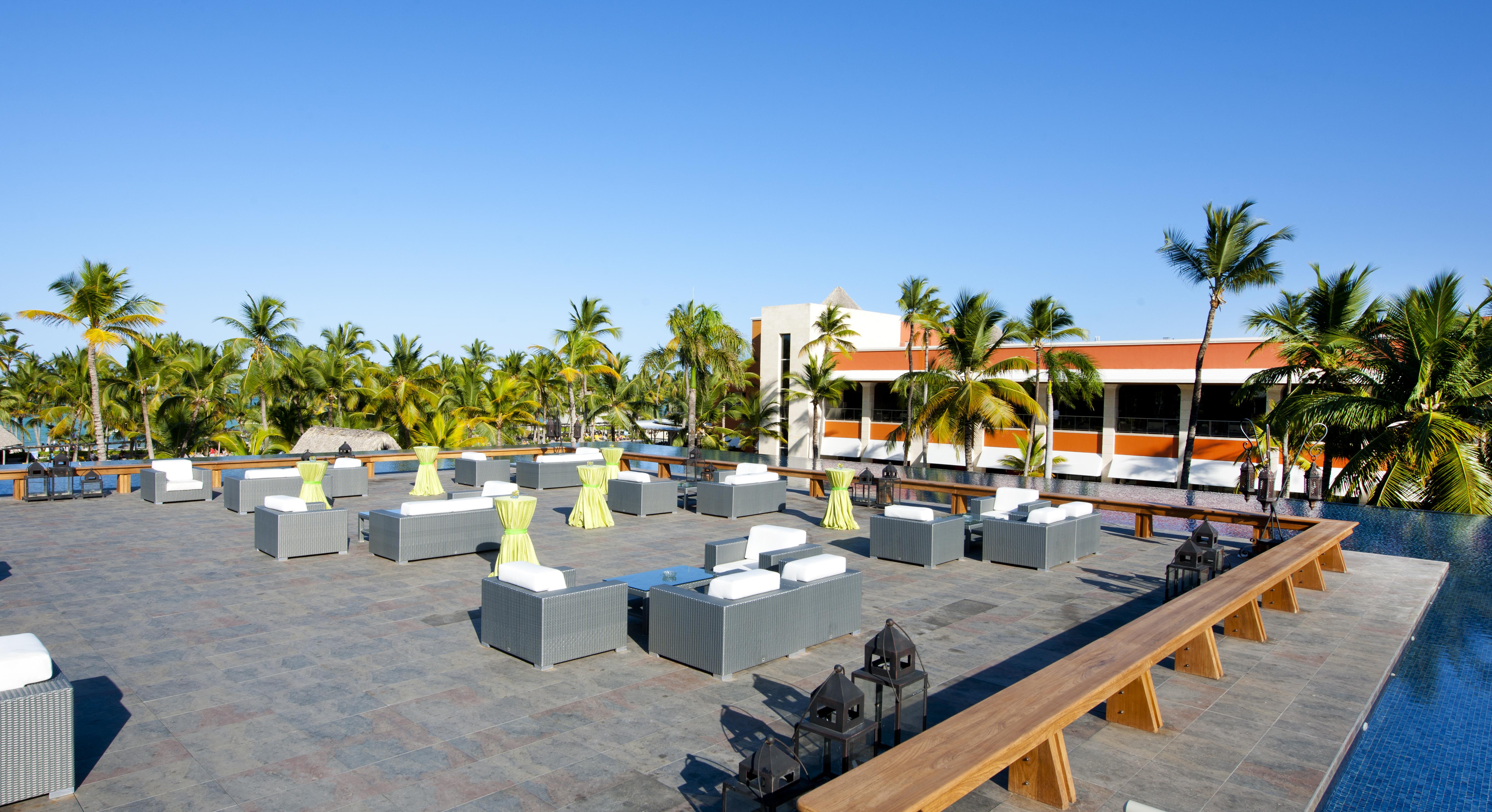 Barcelo Bavaro Palace All Inclusive (Adults Only) Exterior foto Rooftop bar at the Hard Rock Hotel